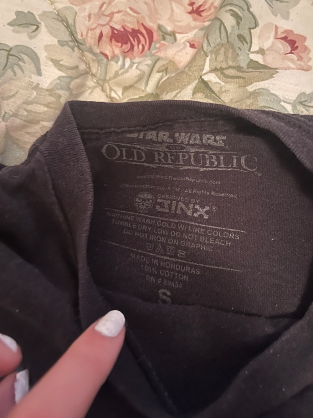 Two Star Wars Black T-Shirts with Blue Jedi and Red Imperial Logos - Picture 4 of 6